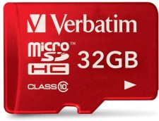 Verbatim 32 GB Class 10 Micro-SDHC im Test Test Verbatim 32 GB Class 10 Micro-SDHC