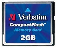 Test Verbatim Compact Flash Memory Card