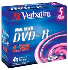 Test DVD-R/+R Double Layer (8,5 GB) - Verbatim DVD-R Dual Layer 4x 