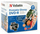Test DVD-R - Verbatim Glossy Printable DVD-R 16x 