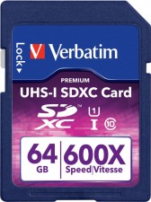Test Verbatim Premium SDXC UHS-1 Klasse 10 64GB