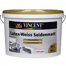 Test Vincent Latex-Weiß Seidenmatt