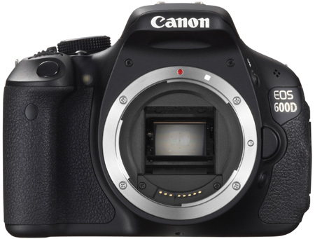 Canon EOS 600D Frontseite Sensor Bajonett