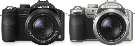 Panasonic Lumix DMC-FZ50 Front Silber Schwarz