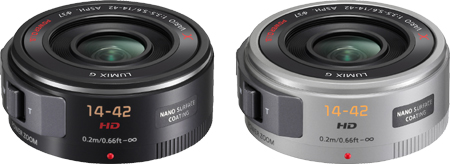 Lumix G X Vario PZ 14-42mm/F3,5-5,6 Asph./Power O.I.S. (H-PS14042) Schwarz Silber