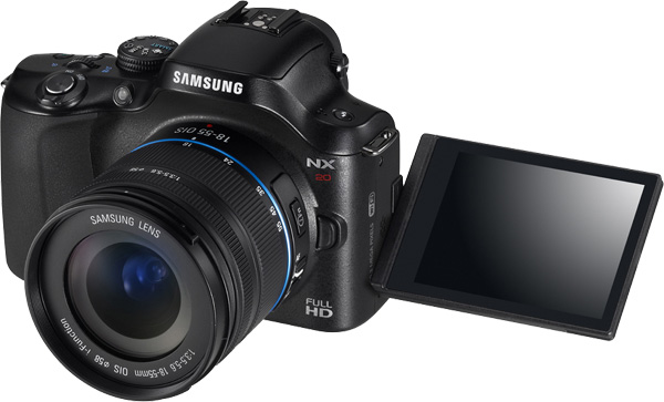 Samsung NX20 Display klappbar