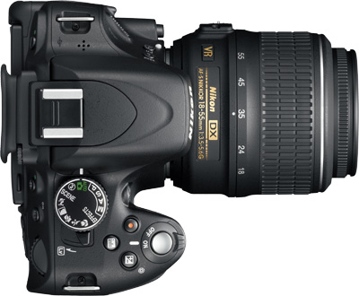 Nikon D5100 Oberseite