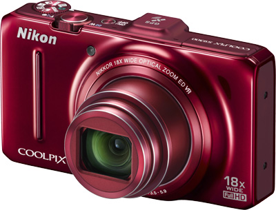 Nikon Coolpix S9300 Rot