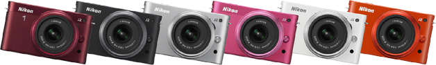 Nikon 1 J2 Farben