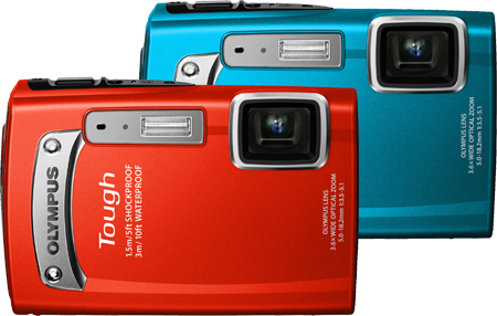 Olympus Tough TG-320 Rot Blau
