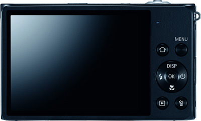 Samsung DV300F Rückseite Display
