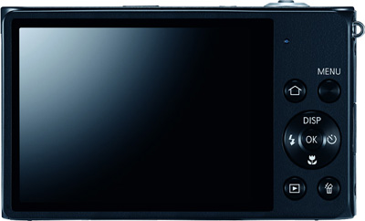 Samsung DV300F Rückseite Display
