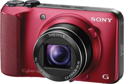 Sony Cyber-shot DSC-HX10V Rot Vorderseite