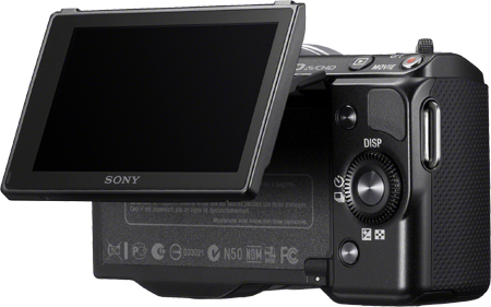 Sony NEX-5N Rückseite Display Tasten