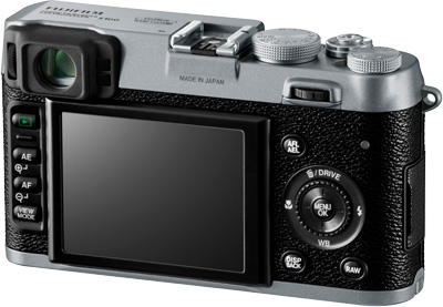 Fujifilm FinePix X100 Rückseite Display