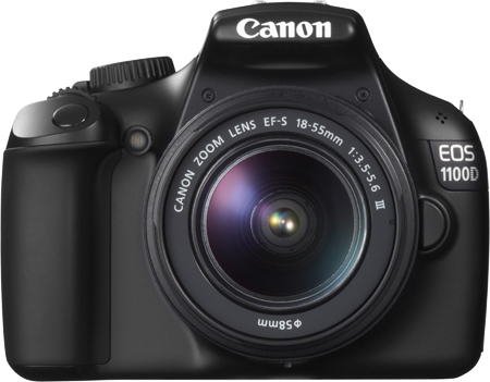 Canon EOS 1100D Frontansicht