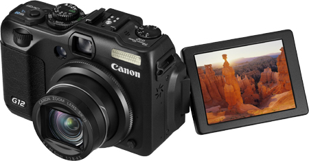 Canon PowerShot G12 klappbares Display