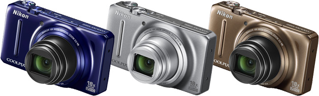 Nikon Coolpix S9200 Farben