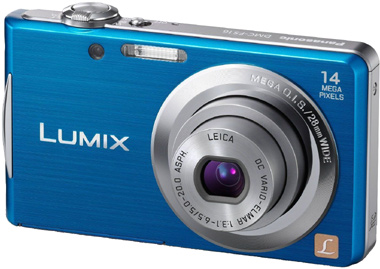 Panasonic Lumix DMC-FS16 Blau Fronstseite