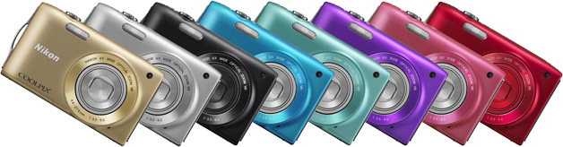 Nikon Coolpix S3300 Farben