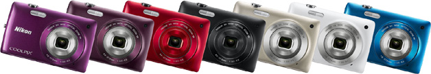 Nikon Coolpix S4300 Farben