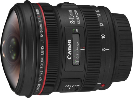 Canon EF 8-15mm f4,0 L USM Fisheye 