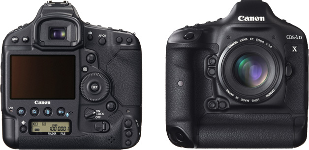 Canon EOS 1D X Rückseite Front