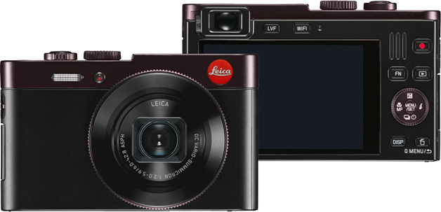 Leica C Schwarz-Rot Front & Rückseite