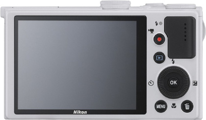 Nikon Coolpix P330 Weiß Rückseite