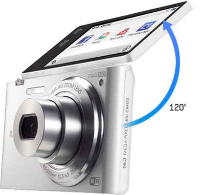 Samsung MV900F Klappdisplay