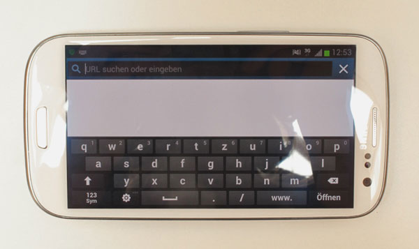Samsung Galaxy S3 QWERTZ-Tastatur