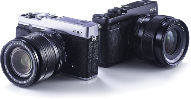 Fujifilm X-E2 Silber Schwarz