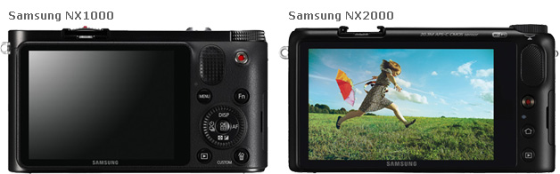 Vergleich Samsung NX1000 und Samsung NX2000