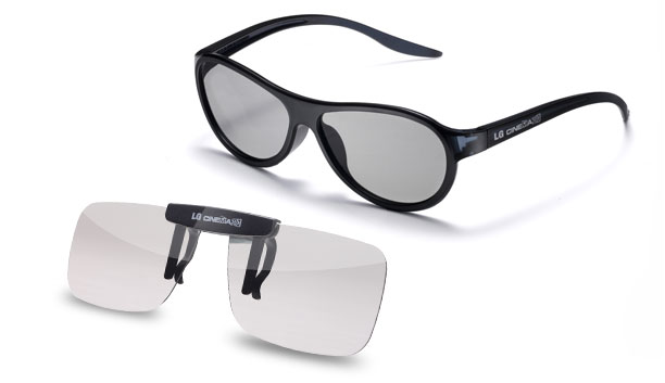LG Polarisationsbrille und Polarisationsclip