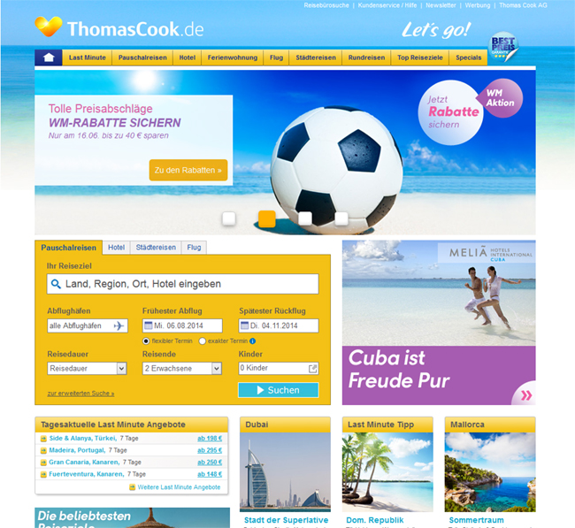 Thomas Cook Reisetest