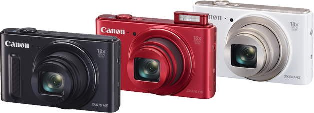 Canon PowerShot SX610 HS Farben
