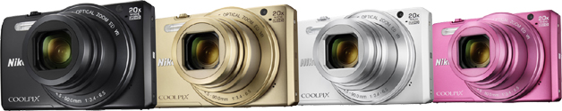 Nikon Coolpix S7000 Farben
