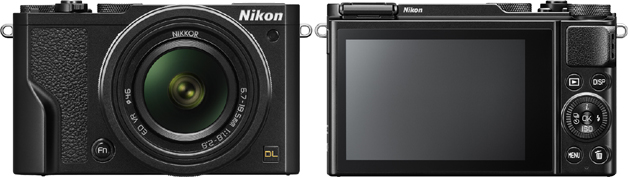Nikon DL18-50 f/1.8-2.8 Bedienung Tasten Räder