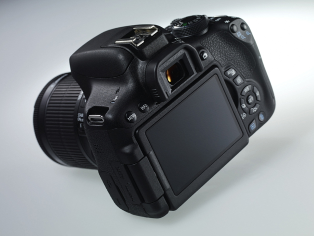 Canon EOS 750D Rückseite Oberseite Tasten
