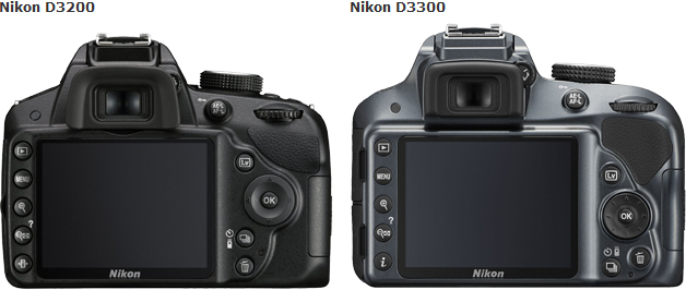 Nikon D3300 Vergleich D3200