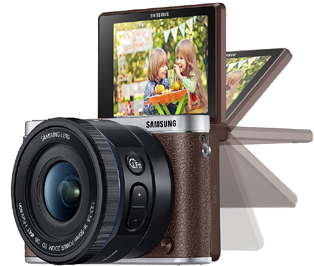 Samsung NX3000 Selfie-Display
