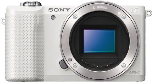 Sony Alpha 5000 Sensor Weiß