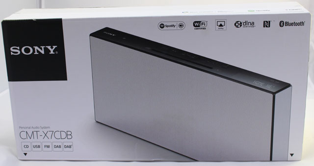 Sony CMT-X7CDB Verpackung (© eTest.de)