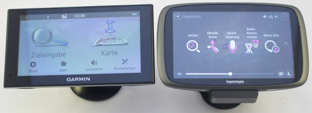 Garmin nüvi 2699 LMT-D und TomTOm Go 600 im Vergleichstest (© eTest.de)