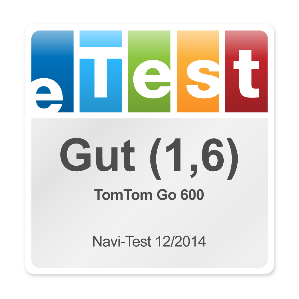 TomTom Go 600 Testauszeichnung eTest.de (© eTest.de)