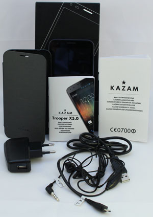 Kazam Trooper X5.0 Lieferumfang (© eTest.de)