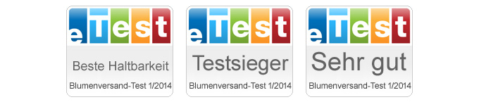 Testawards Euroflorist.de (© eTest.de)