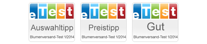 Blumenfee-Testawards (© eTest.de)
