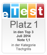 eTest Award Lotusgrill (© eTest.de)